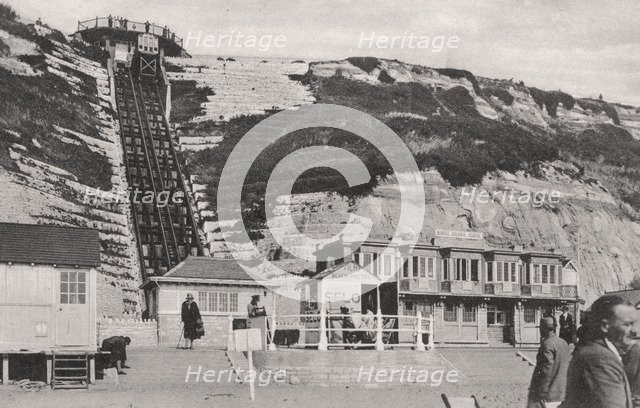 The cliff lift at Bournemouth, Dorset, early 20th century. Artist: Unknown