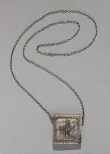 Necklace with a Compartment for Magical Texts, Ottoman dynasty (1299-1923), 18th/19th century. Creator: Unknown.