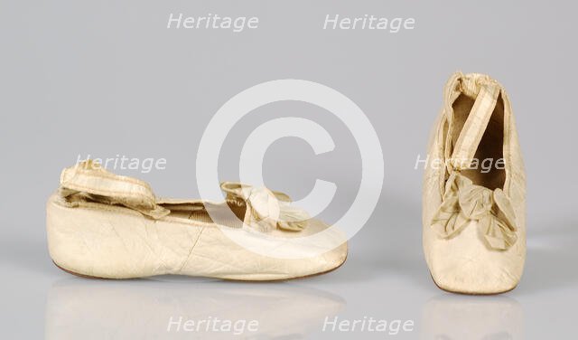 Shoes, French, 1866. Creator: Jeffers French Shoes.