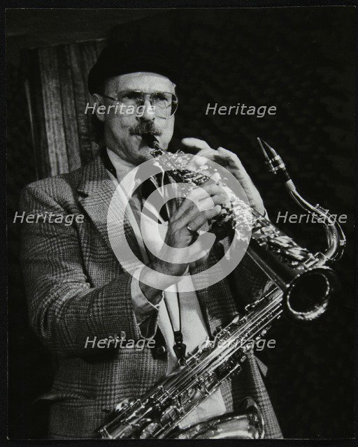 Don Lanphere, American saxophonist and clarinetist. Artist: Denis Williams