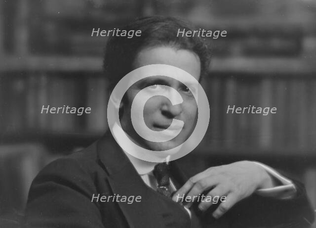 Schindler, Kurt, Mr., portrait photograph, 1916 Mar. 28. Creator: Arnold Genthe.