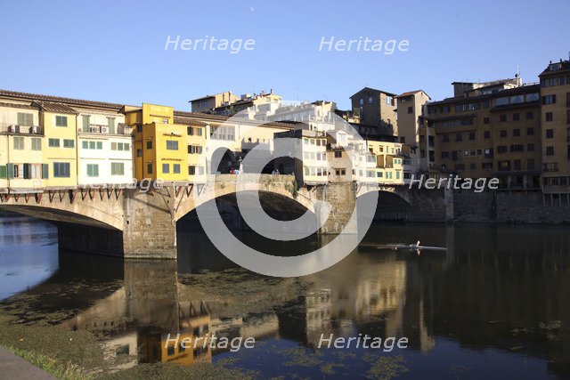 Arno River, Florence, Italy. Artist: Samuel Magal