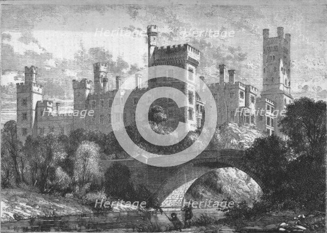 Lismore Castle, Ireland, c1850s. Artist: Orrin Smith.