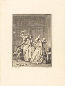Le Soufflet, 1774. Creator: Noel Le Mire.