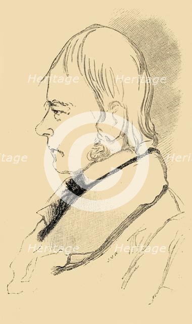'Sir Walter Scott - Copy of a Sketch from Life', 1882. Creator: Unknown.