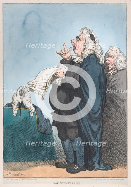 A Counciller [sic], January 1, 1801., January 1, 1801. Creator: Thomas Rowlandson.