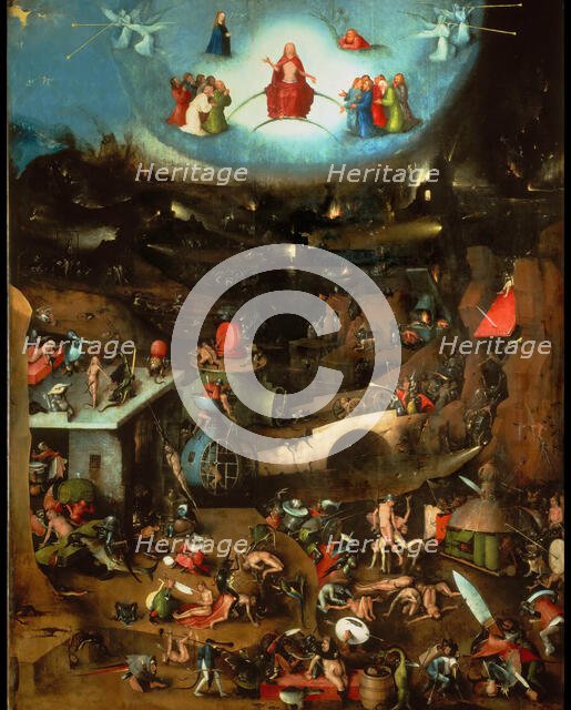 The Last Judgment (Triptych, central panel), ca 1485. Creator: Bosch, Hieronymus (c. 1450-1516).