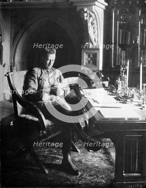 Alexander Kerensky, Prime Minister of the Russian Provisional Government, Russia, 1917.  Artist: Anon