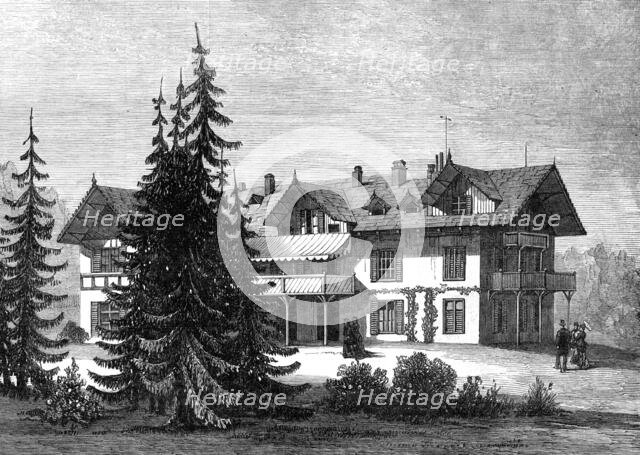 The Villa Hohenlohe, Baden-Baden, occupied by the Queen, 1880. Creator: Unknown.