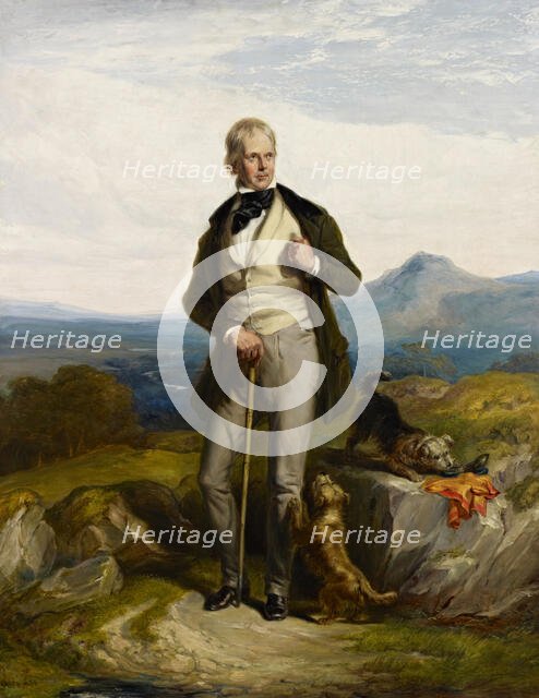 Sir Walter Scott, c1844. Creator: Allan, Sir William (1782-1850).