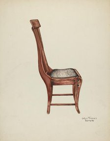 Chair, c. 1939. Creator: Grace Thomas.