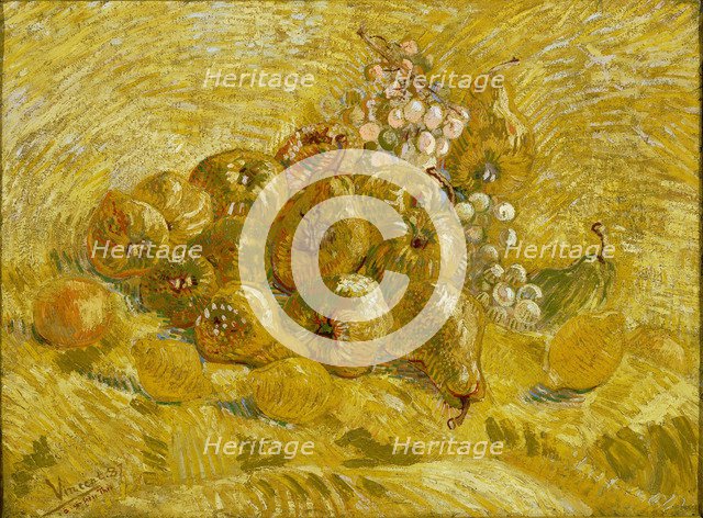 Quinces, lemons, pears and grapes, 1887-1888. Artist: Gogh, Vincent, van (1853-1890)