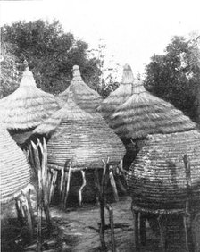''Greniers d'approvisionnement chez les Ovambo; Afrique Australe', 1914. Creator: Unknown.
