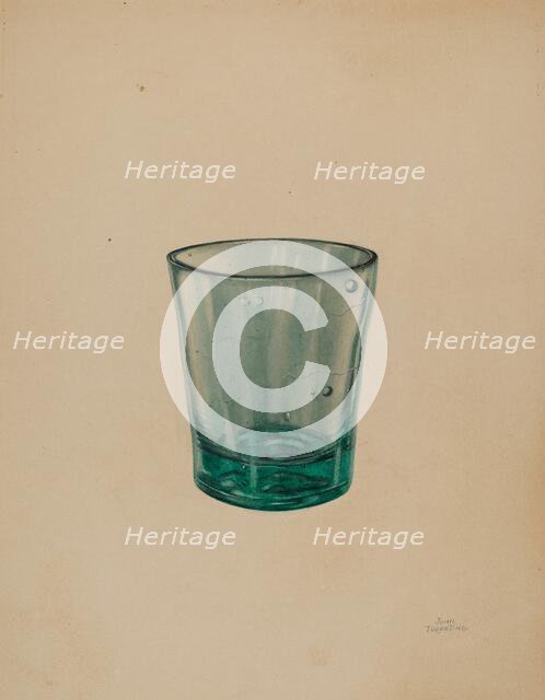 Tumbler, c. 1937. Creator: John Tarantino.