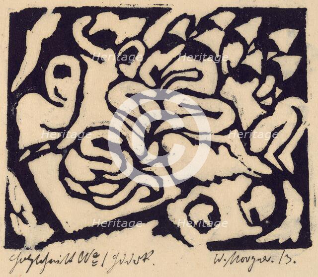 Flagellation, 1913. Creator: Morgner, Wilhelm.