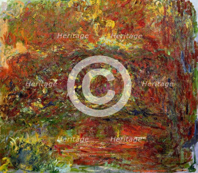 The Japanese bridge (Le Pont Japonais), 1918-1924. Creator: Monet, Claude (1840-1926).