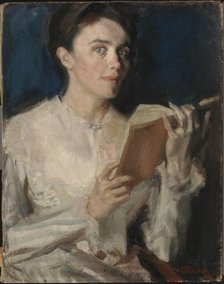 Portrait of Mrs E. Gadolin-Lagervall, 1901. Creator: Magnus Enckell.