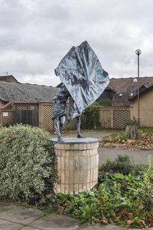 'Help', sculpture by Frederick Edward McWilliam, St John's Walk, Old Harlow, Essex, 2015 Artist: Steven Baker.