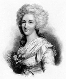 Madame Elizabeth, sister of King Louis XVI of France. Artist: Unknown