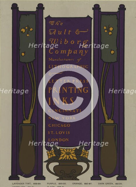 The Ault & Wilborg Company, c1894 - 1896. Creator: William H Bradley.