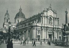 Catania Cathedral, Sicily, Italy, 1927. Artist: Eugen Poppel.