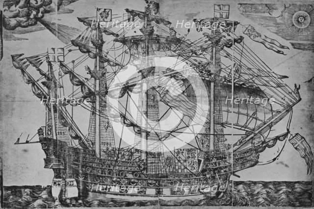 'The Ark Royal', 1588. Artist: Unknown.