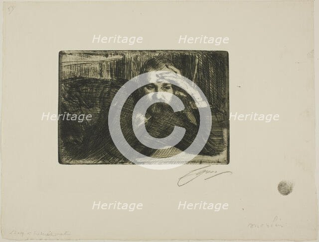 Fredrik Martin, 1907. Creator: Anders Leonard Zorn.