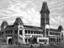 Terminus of the Madras Railway, 1873. Creator: Unknown.