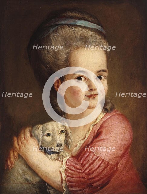 Portrait of a little girl. Creator: Unknown.