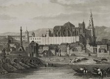 View of the Mosque and the Alcazar, Cordoba, Spain, 1853. Creator: Antonio Roca Sallent.