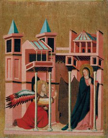 The Annunciation. Artist: Master of the Cini Madonna (active ca 1330)
