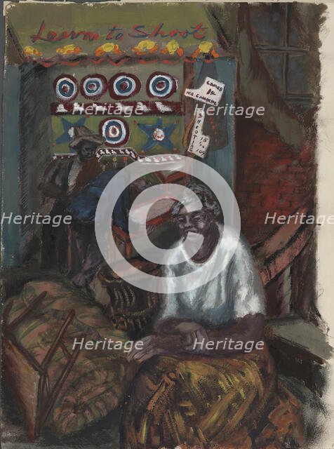 Learn to Shoot, ca.1935 - 1943. Creator: Agnes Hart.