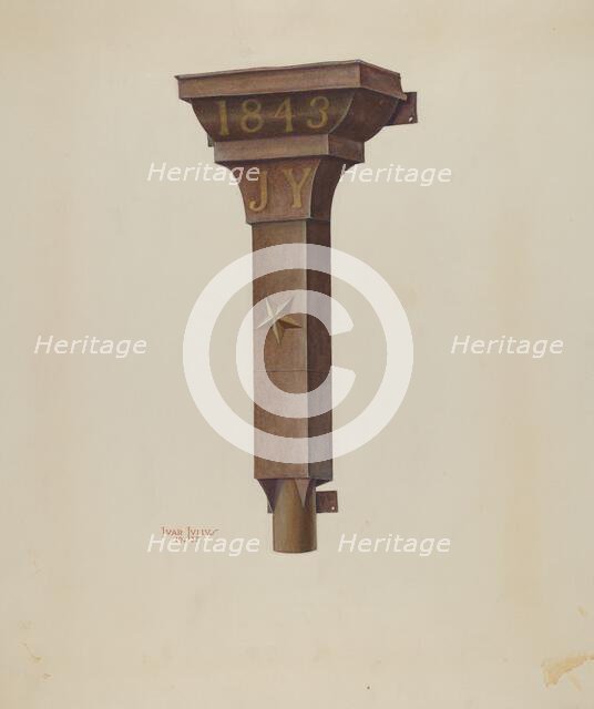 Conductor Head, 1937. Creator: Ivar Julius.