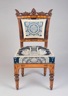 Side Chair, Italy, c. 1835. Creator: Filippo Pelagio, Palagi.