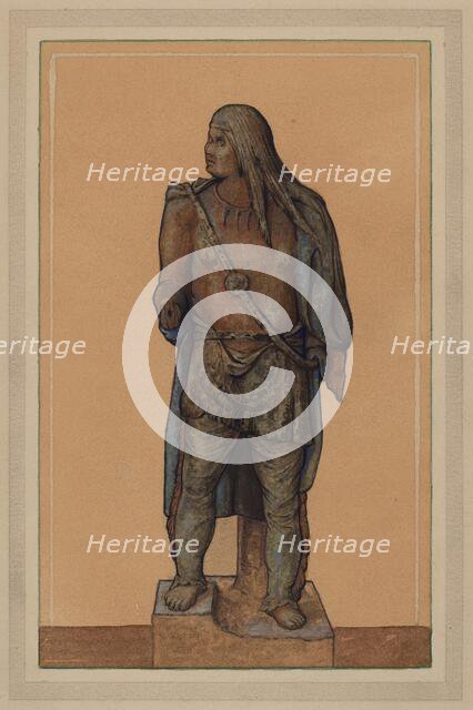 Cigar Store Indian, c. 1936. Creator: Elmer G Anderson.