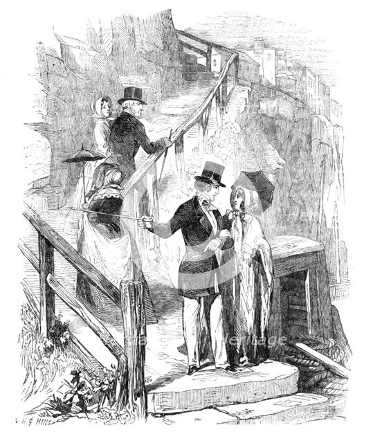 Illustration from "A Long-Vacation Vigil" by Cuthbert Bede, B.A., 1854. Creator: Unknown.