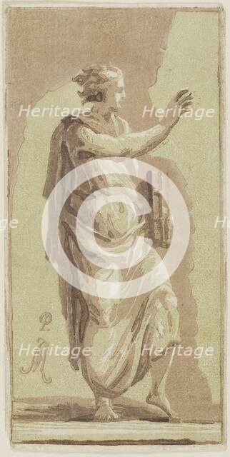 Young Man Standing, 1721. Creator: Anton Maria Zanetti.