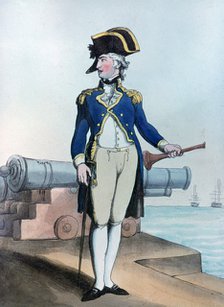 'Lieutenant of the Guard', 1799. Artist: Thomas Rowlandson