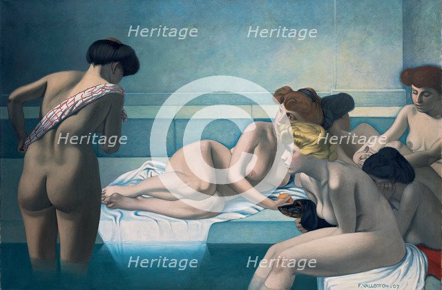 The Turkish Bath. Artist: Vallotton, Felix Edouard (1865-1925)