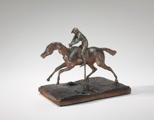 Horse Galloping on the Right Foot, the Back Left Foot Only Touching the Ground, possibly 1890s. Creator: Edgar Degas.