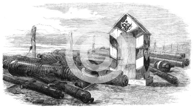 Hango Trophies at Woolwich Arsenal, 1856.  Creator: Unknown.