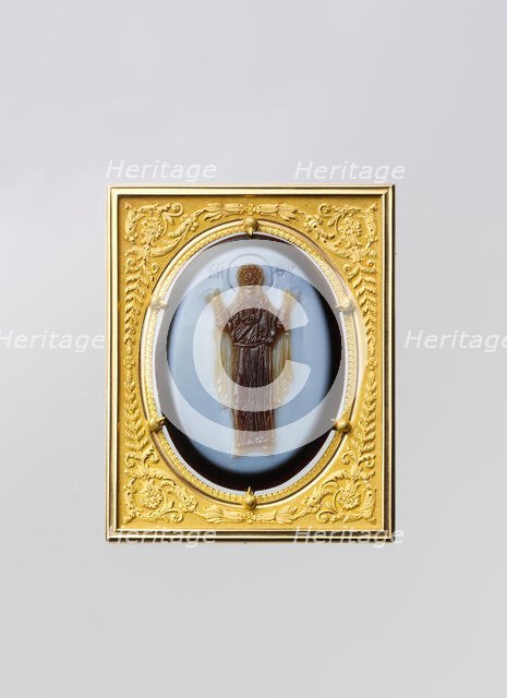 Cameo of the Virgin and Child, Byzantine, ca. 1050-1100 (cameo); ca. 1800 (frame). Creators: Adrien Jean Maximilien Vachette, Unknown.