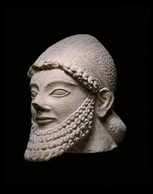 Head of a Bearded Man, 5th century BCE. Creator: Unknown.