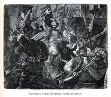 Victorious Turks Entering Constantinople, 1882. Artist: Anonymous  