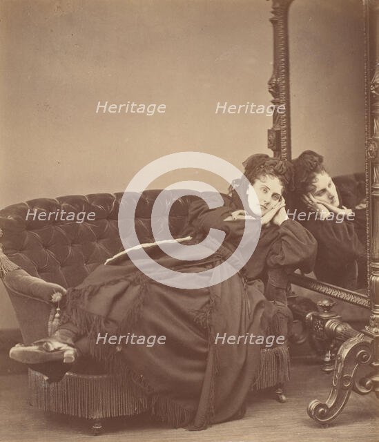 Sèriè à la Ristori, 1860s. Creator: Pierre-Louis Pierson.