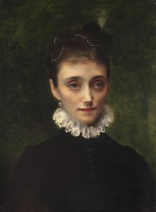 The Duchess of Talleyrand-Perigord, 1880. Creator: Gustave Jacquet.