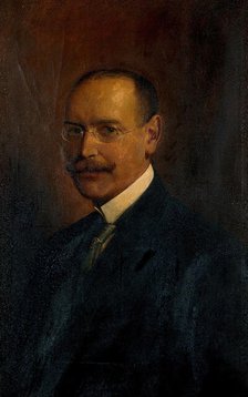 Bernard Hollander, phrenologist, c1900s. Creator: Unknown.