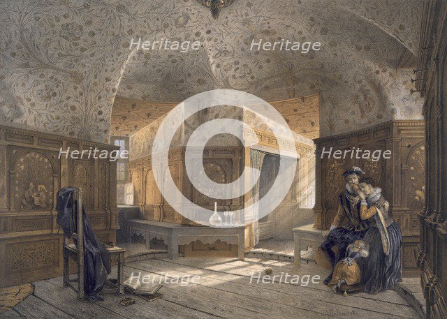 Prison of King Erik XIV, son of Gustav I, at Gripsholm, pub. c1853-64. Creator: Karl Johann Billmark (1804-70).