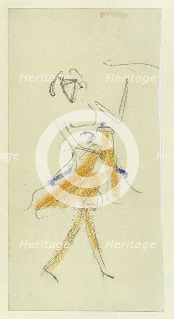 A Dancer, 1909-1910. Artist: Kirchner, Ernst Ludwig (1880-1938)