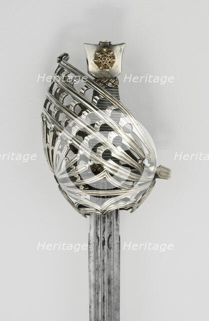 Basket-Hilted Broadsword (Schiavona), Venice, 1775/1800. Creator: Unknown.